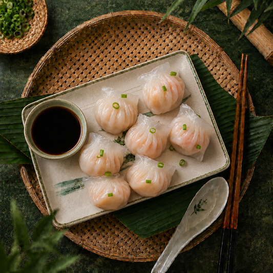 Dim sum (8 pièces) + Sauce Soja